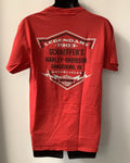 Harley Davidson Mens HD Extrude Hidden Pocket Short Sleeve T-Shirt Red 402910750