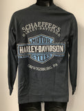 Harley Davidson Men's Rockin Ride Long Sleeve T-Shirt Black R004469