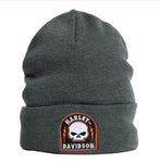 Harley Davidson Mens Willie G Skull Embroidered Cuffed Beanie Hat 5029003903