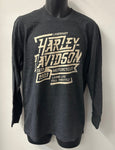 Harley Davidson Men's Thunder Long Sleeve T-Shirt Gray 402911740