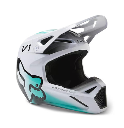 Fox Racing V1 TOXSYK Helmet White 29659-008